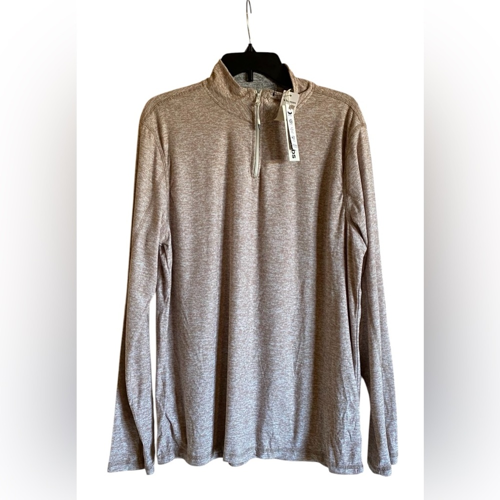 Men’s Tallwoods 1/4 Zip Long Sleeve Top Large NWT
